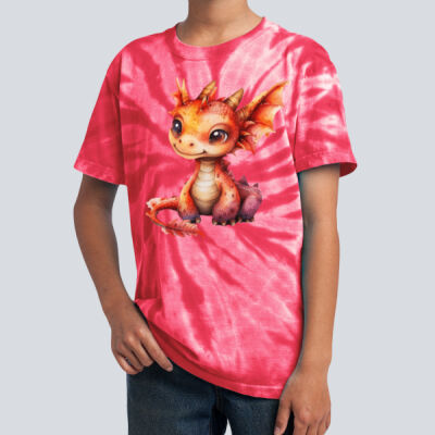 Youth Tie-Dye T-Shirt - House - Baby Dragon Thumbnail
