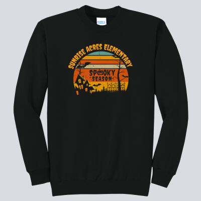 Adult Crewneck - Fall Holidays - Haunted House Thumbnail