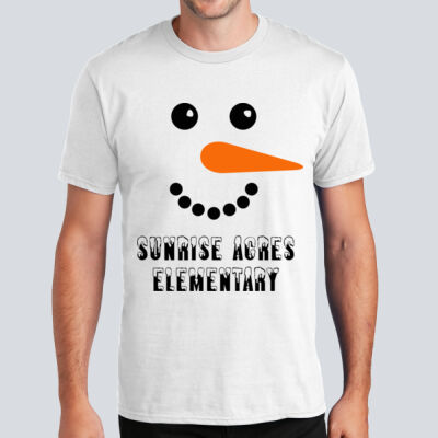 Adult T-Shirt - Winter Holidays - Snowman Thumbnail