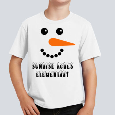 Youth T-Shirt - Winter Holidays - Snowman Thumbnail