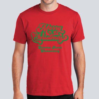 Adult T-Shirt - Winter Holidays - Merry Christmas - Green Thumbnail
