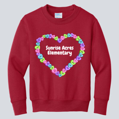 Youth Crewneck - Spring - Candy Hearts Thumbnail