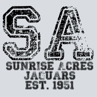 Distressed Varsity SA - Black Thumbnail