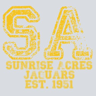 Distressed Varsity SA - Yellow Thumbnail