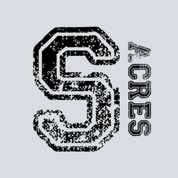 S and Acres Distressed - Black Thumbnail